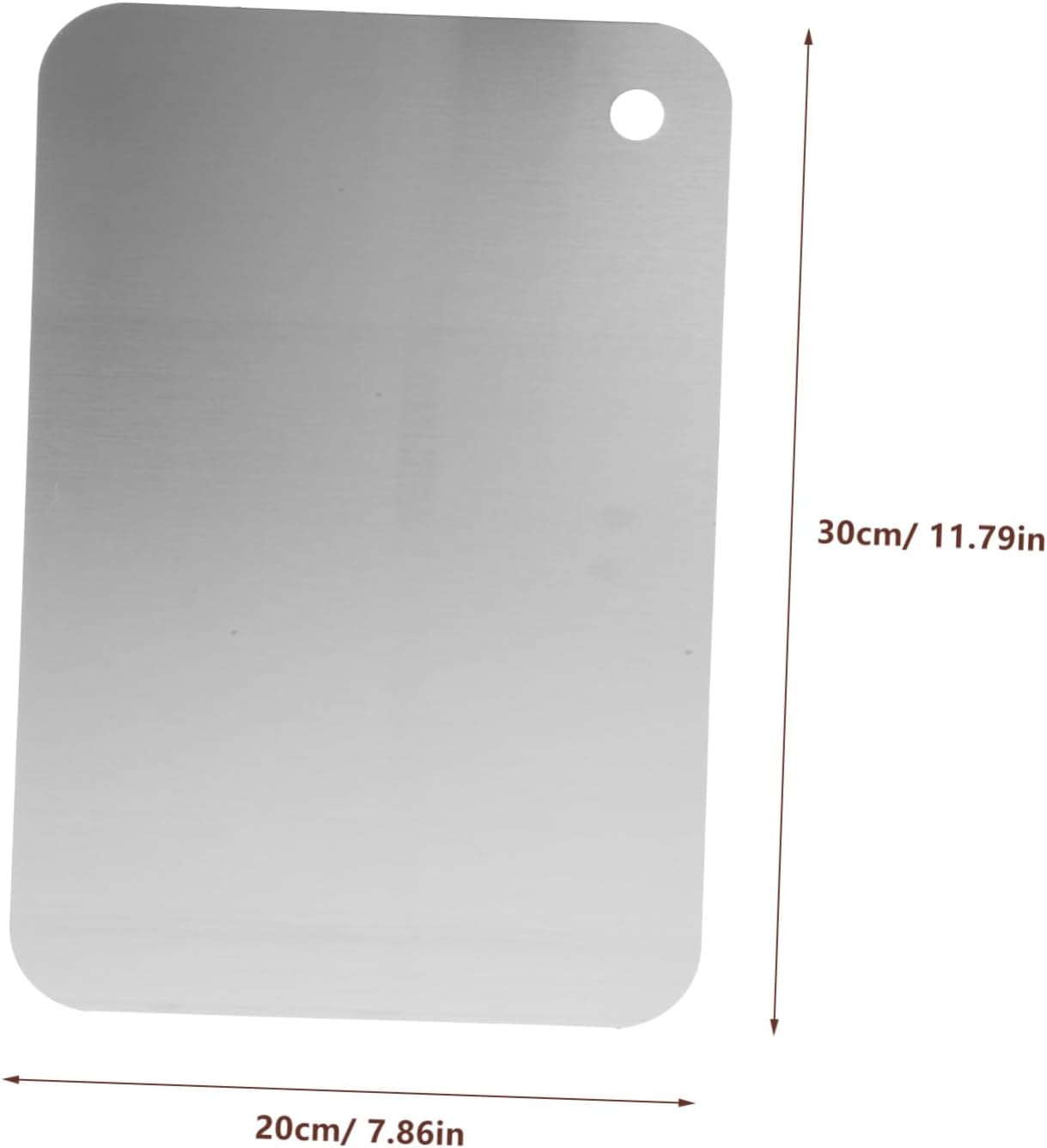 Stainless Steel Cutting Board, Oversized Dough Board, Metal Maple Chopping Board for Kids Makeup
