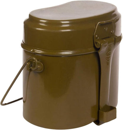 Books.And.More Original Soviet Russian Army Soldier Mess & Griddle Kit, Canteen Pot Lunch Box