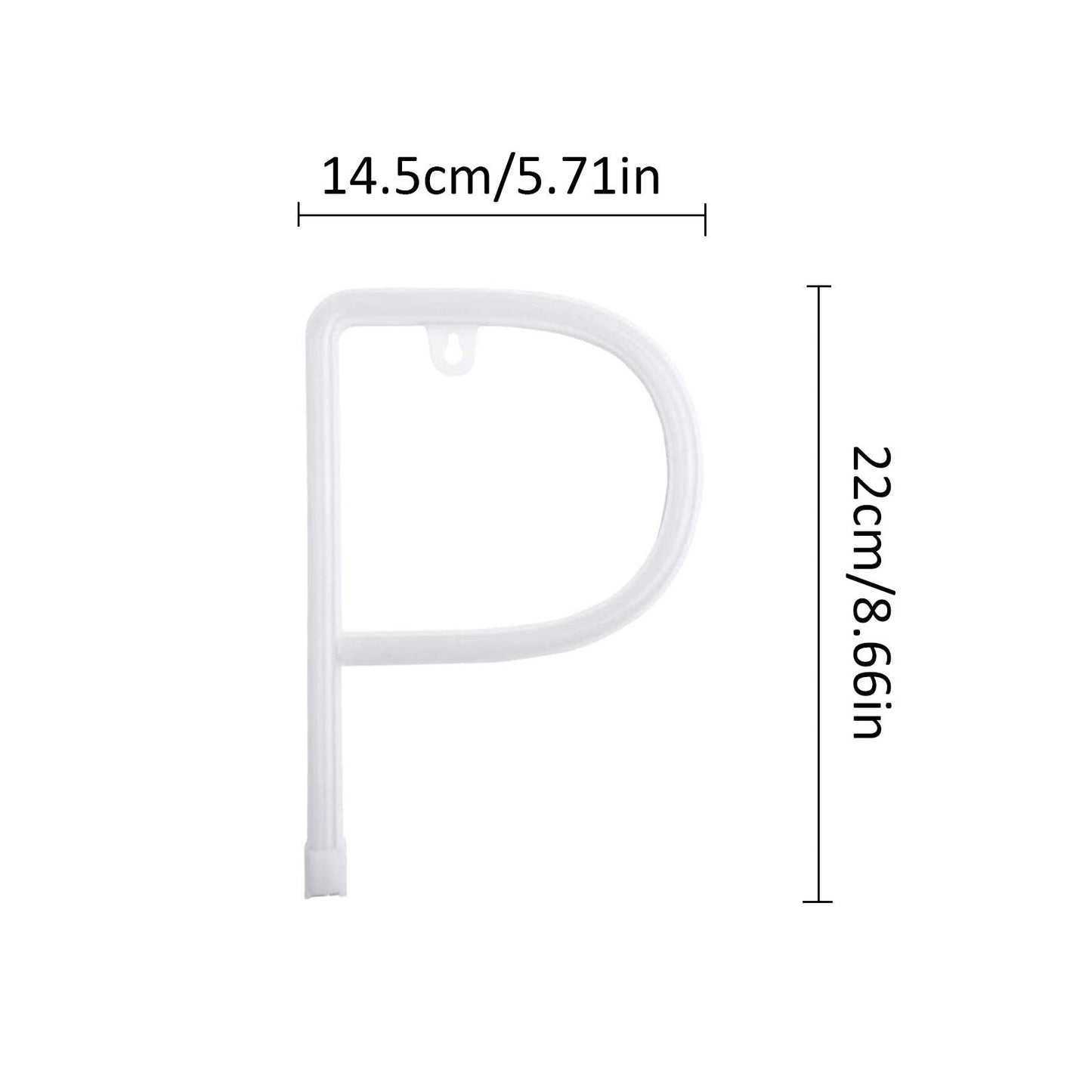 ENUOLI LED Letter Neon Sign Lights Alphabet Letter Marquee Signs Neon Night Lights Battery and USB Operated Neon Letters Neon Words Wall Lights for Christmas Birthday Wedding Party Bar Bedroom (P)