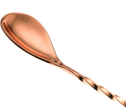 Barfly Japanese Style Copper Standard Bar Spoon - 17 1/8" (43.5 cm)