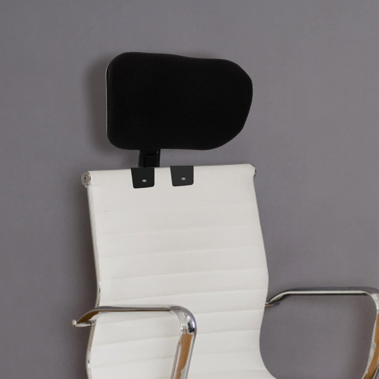 Tofficu Office Chair Headrest Attachment, Adjustable Head Cushion with Soft Pillows for Computer Chair (2.2cm Clips)