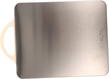 Large Double Sided Cutting Board, Glass Cutting Board, Kitchen Chopping Board, Non-slip Stainless Steel, Child Safe