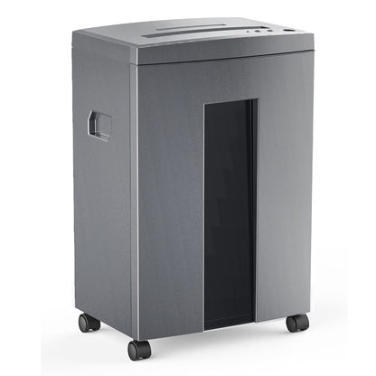WOLVERINE 18-Sheet Shredders for Home Office Heavy Duty P-4 Security Level Crosscut Paper Shredder Paper/CD/Card Ultra Quiet Paper Shredder for Home with 6 Gallons Pullout Waste Bin SD9113(Grey ETL)