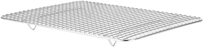 Restaurantware Met Lux Heavy-Duty Wire Baking Rack, 8.5 x 12 Inch, Fits Quarter Size Sheet Pan, Stainless Steel
