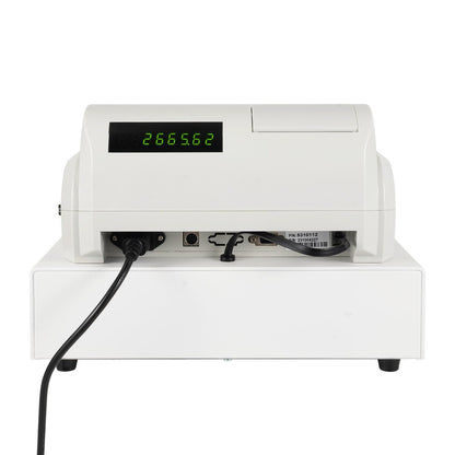 GUEYYSAN ECR100 Electronic Cash Register, 47 Keys Cash Register with High-Speed Thermal Print Head 9-Character LED Register White for Supermarket Shopping Mall Restaurant