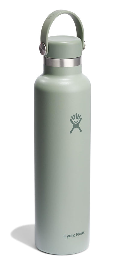 Hydro Flask Water Bottle - Insulated Stainless Steel - Non Spill, Leakproof in 24 Oz Agave Green