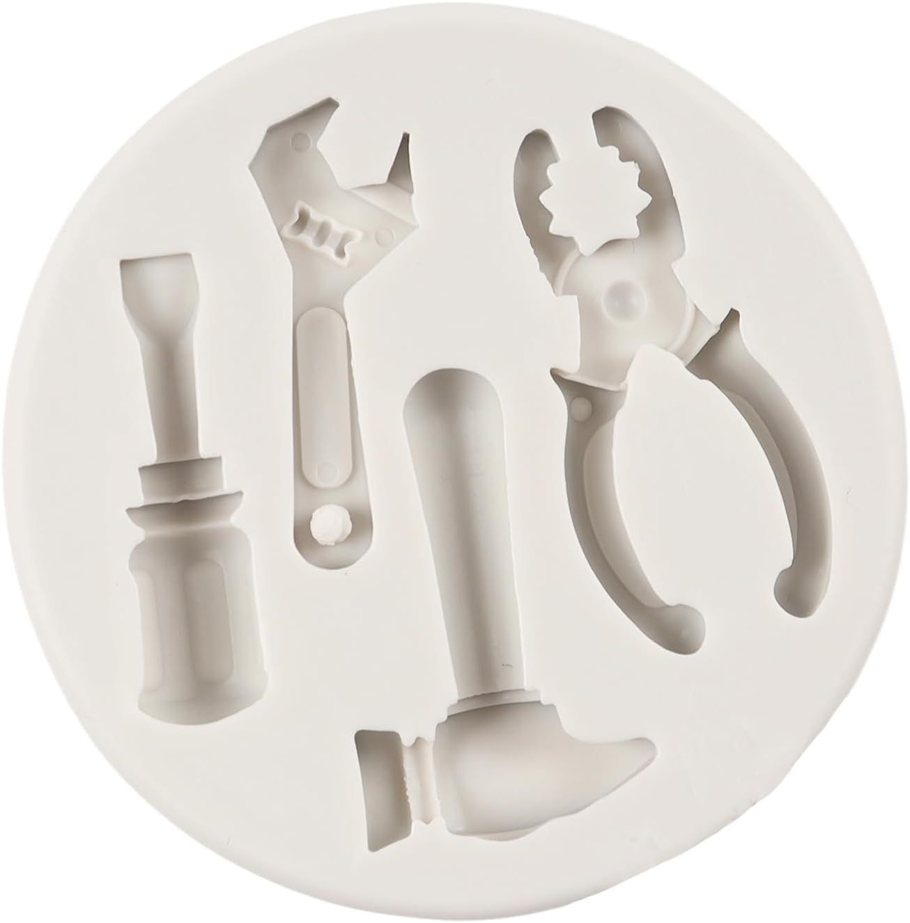 Hand Tools Silicone Mold, Construction Tools Chocolate Fondant Molds for Cake Decoration and Crafts