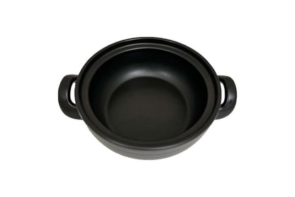 Lake Tian Ceramic/Clay Cooking Pot, Japanese Donabe, Chinese Casserole/Earthen Pot Cookware Stew Pot Stockpot with Lid Small Steam, Blue, 2.6QT