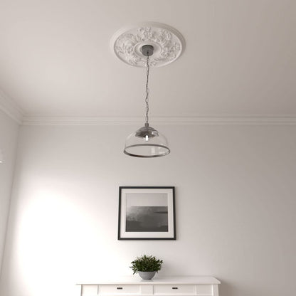 Ekena Millwork CM23AC 23 5/8-Inch OD Acanthus Twist Ceiling Medallion