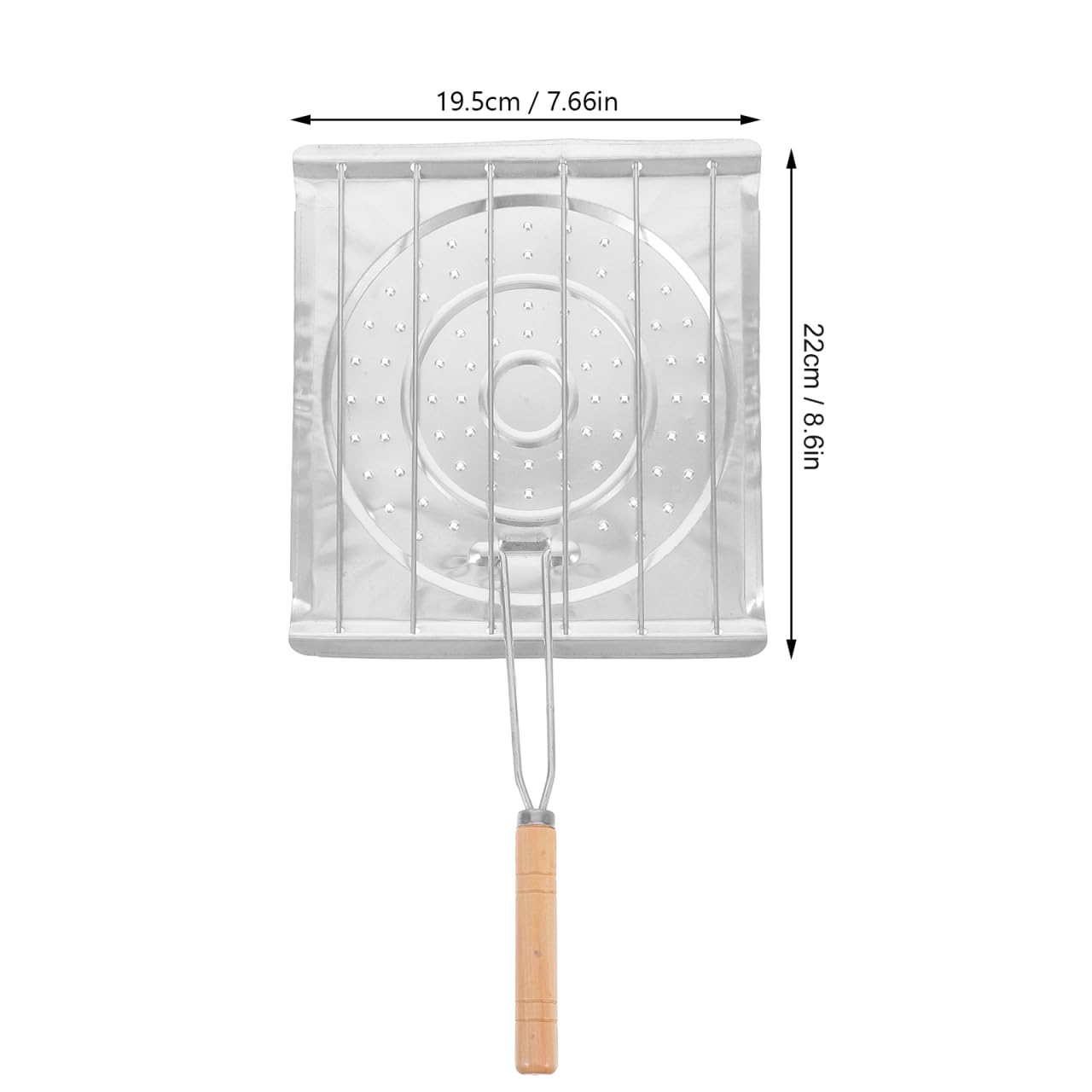 MAGICLULU Foldable Stovetop Toaster Rack for Camping and Home Use Multi-Function Toast Holder Rack and Tortilla Grill Tray Durable Wire Baking for Bread and Corn Grilling