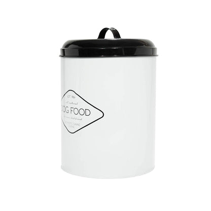 Amici Pet Buster All Natural Canister, Metal Storage Container with Handle Lid & Silicone Gasket Seal, Minimal Countertop Food Bin for Pantry, Pet Treats & Kitchen Dry Goods - 272 Oz (10.5"L x 14"H)