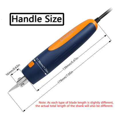 Chawke Profession 65W Ultrasonic Cutter Knife 40kHz Vibration Cutting 3D Print Resin, Dental Model Plastic, Car Modification Carbon fiber Acrylic Trimming Deburr DIY Power-driven Tools (Pro Version)