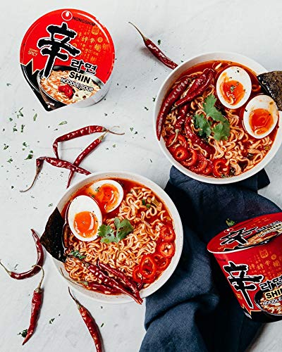 Nongshim Shin Original Ramyun Cup, 2.64 Ounce (Pack of 6)
