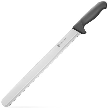 KUTLER Professional 14-Inch Bread Knife and Cake Slicer with Serrated Edge - Ultra-Sharp Stainless Steel Cutlery