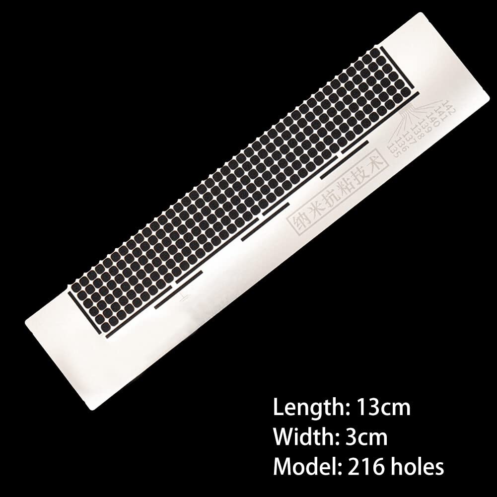Eforcase 4PCS Diamond Ruler Set - Stainless Steel Mesh Ruler with 216, 240 and 360 Blank Grids for DIY Picture Kits