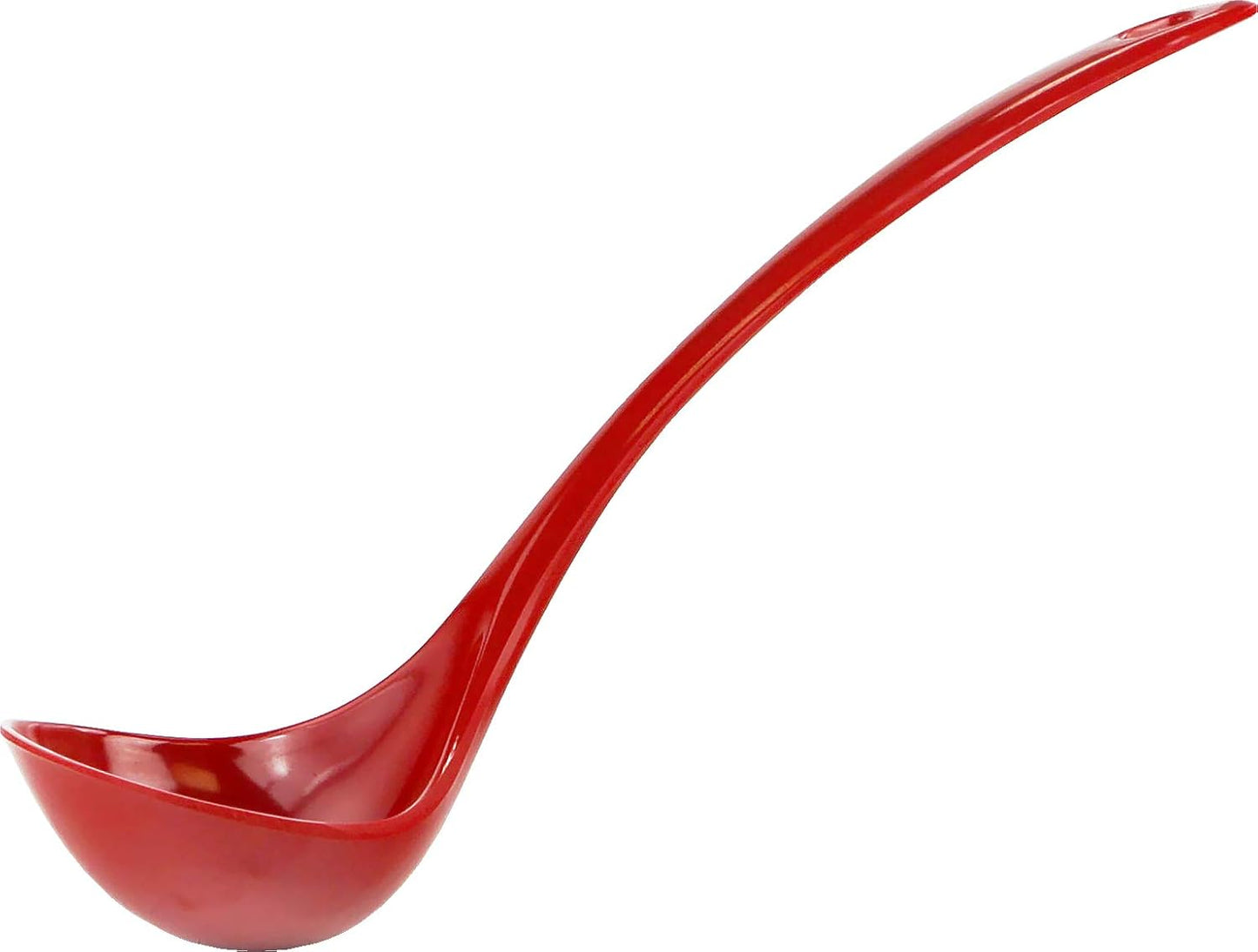 Reston Lloyd Melamine Soup Ladle, 10.5 Inch Kitchen Utensil with Heat Resistant Ergonomic Handle, BPA-Free Plastic