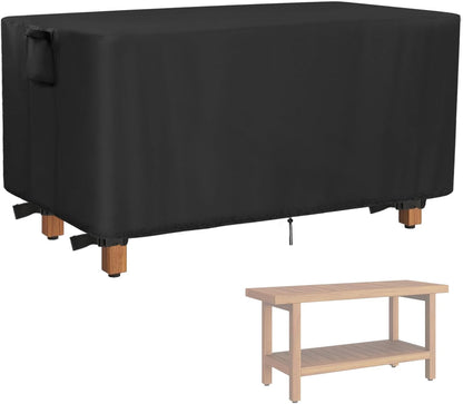 36" 36inch Black-36"L 14" 18" Outdoor Bench Cover for AquaTeak Spa Teak Shower Bench, Waterproof Teak Bench Cover