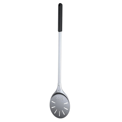 ooni Pizza Turning Peel - 7 Inch Aluminum Perforated Pizza Peel, Lightweight Metal Pizza Turner with Long Handle, Pizza Tools, Pizza Oven Accessories