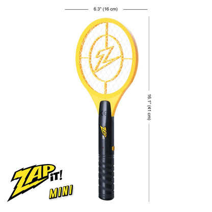 Zap It Electric Fly Swatter Racket & Mosquito Zapper - High Duty Battery Powered 3,500 Volt Electric Bug Zapper