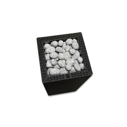 HUUM CORE6 6.5KW Series, Sauna Heater, Customizable Exterior with Control (Sauna Stones Included) (6.5k.W Black Stainless Steel, UKU WiFi - Gold)