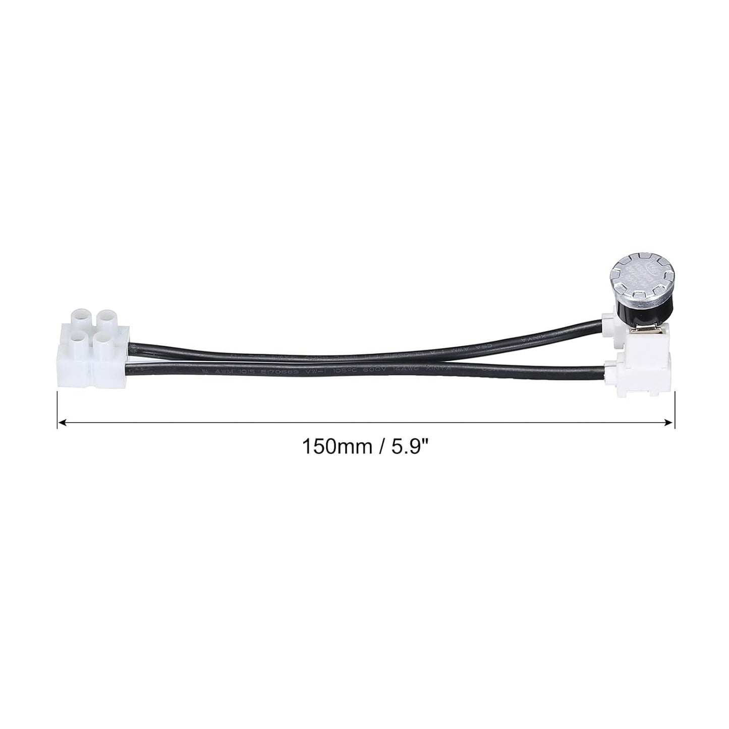 MECCANIXITY 1set W10258275 Dishwasher Bimetal Thermal Fuse, Easy to Install for AP4423189 661663 PS2360984