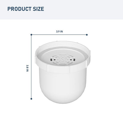 Water Pitcher Replacement Filter Compatible with Clearly Filtered Water Filter Pitcher, 100-Gallon Long-Life, BPA Free 2 Pack