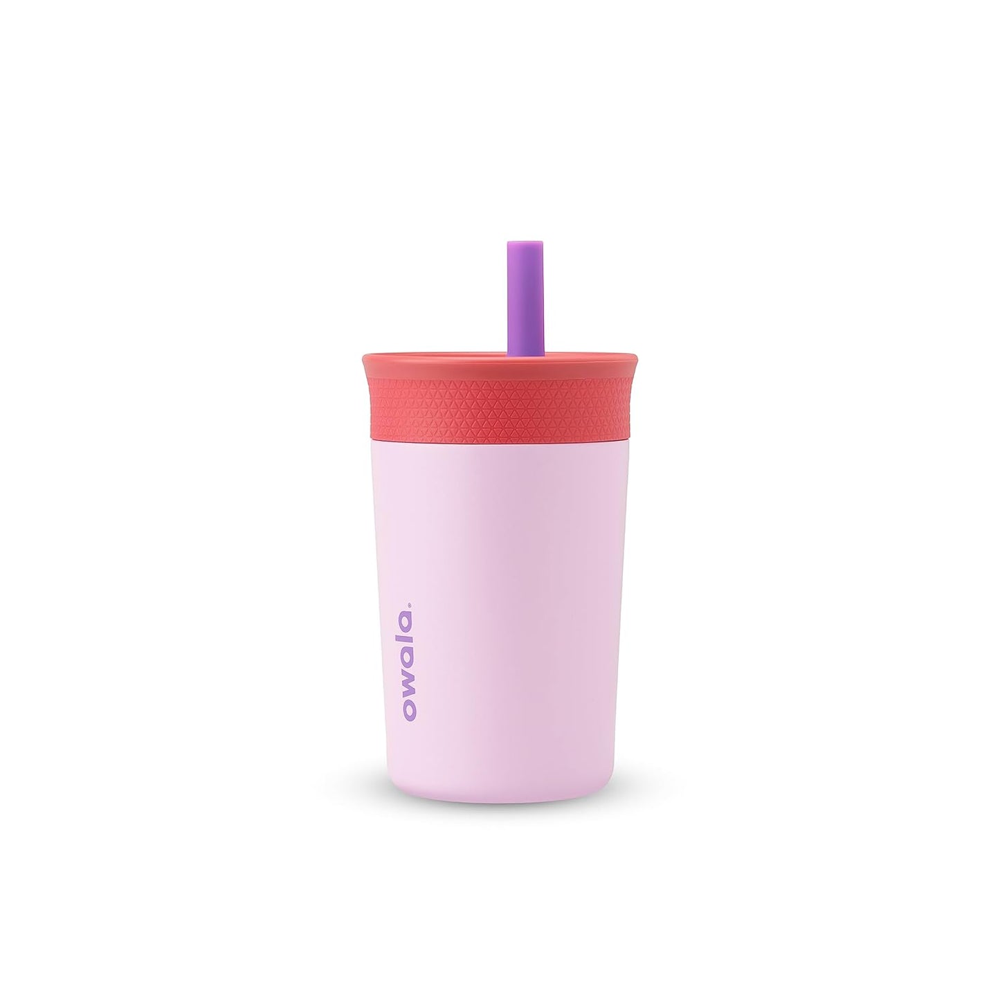 12 Oz, Owala Kids Insulation Stainless Steel Tumbler with Spill Resistant Flexible Straw, Easy to Clean, Kids Water