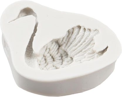 Swan Silicone Fondant Molds for Chocolate, Cupcake Topper, Cake Decoration, Candy Polymer Clay
