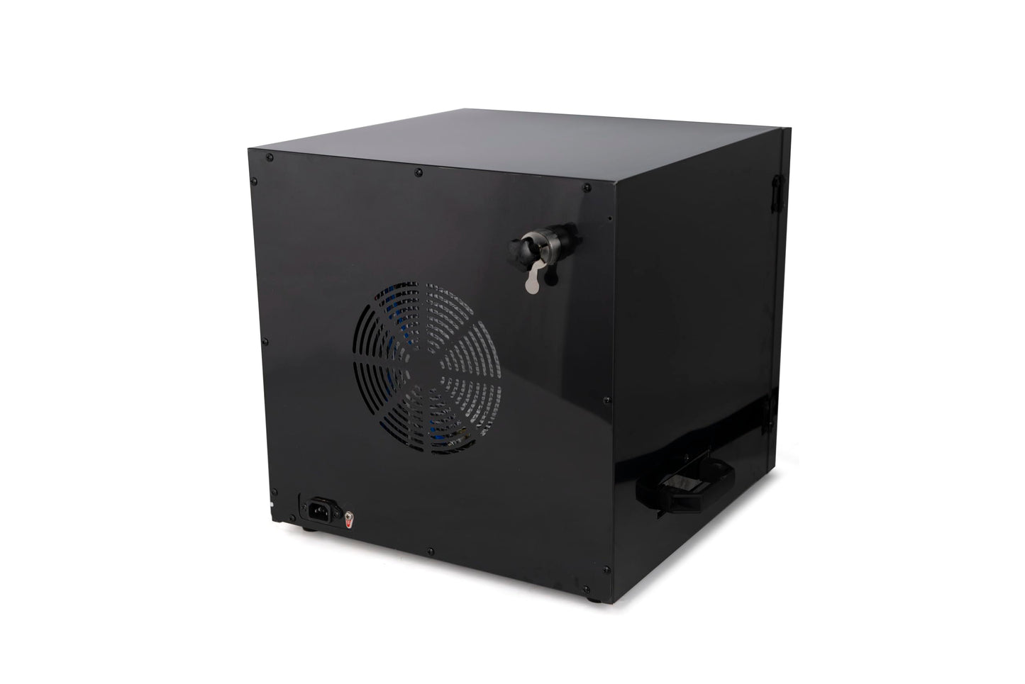 Clivia Electric Vertical BBQ Smoker 10L,Smoker Grill 30-110℃/800W,Heavy Duty Square BBQ Grill Multi-Function Cabinet for Outdoor Cooking or Kitchen and Party，Black