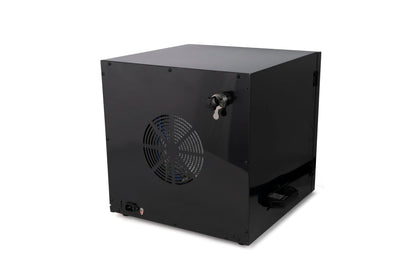 Clivia Electric Vertical BBQ Smoker 10L,Smoker Grill 30-110℃/800W,Heavy Duty Square BBQ Grill Multi-Function Cabinet for Outdoor Cooking or Kitchen and Party，Black