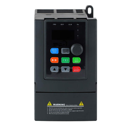 ATO 2hp 1.5kW Single to Three Phase VFD, VFD 220V Input 220V 3 Phase Output 2hp, 220-240V 1 Phase to 3 Phase VFD 7.5A Variable Frequency Drive Inverter for 3-Phase AC Motor Speed Controls