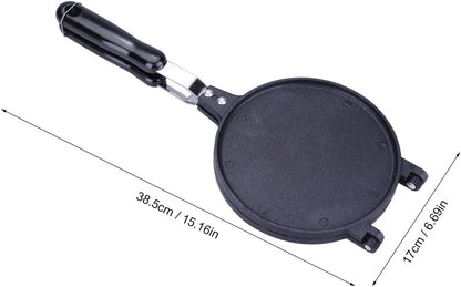 Akozon Household Kitchen Gas Nonstick Waffle Cone Maker, Egg Roll Baking Tool