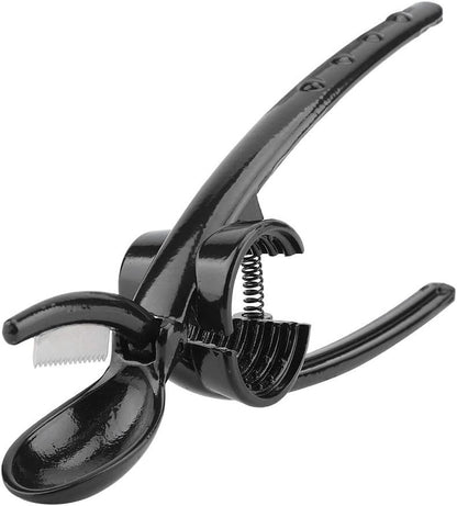 Fdit 2 in 1 Kitchen Quick Chestnut Clip, Aluminum Alloy Nut Cracker Sheller and Opener Plier