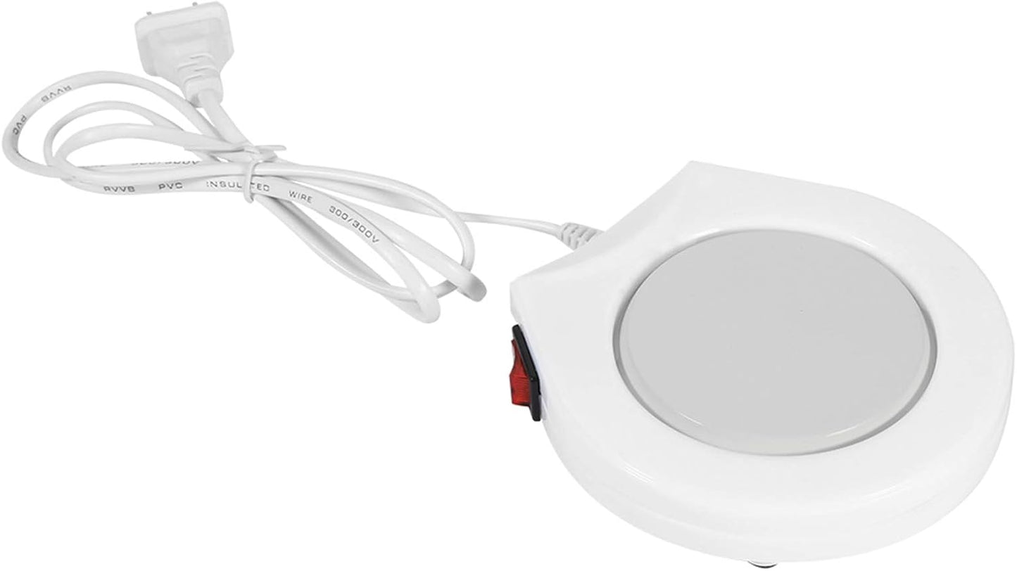 Cup Warmer Pad, Electric Powered Constant Temperature Coffee Warmer Plate for Office Home Desk Use