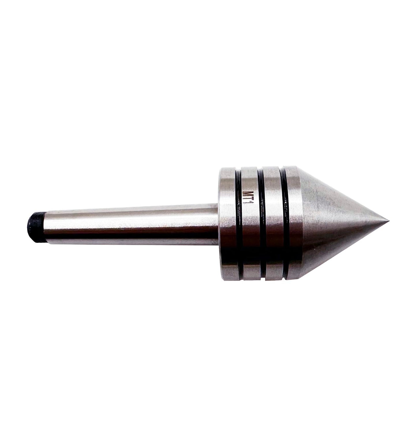 Wood Lathe Accessories MT1 Heavy Duty Live Tailstock Center Woodworking Wood Lathe Ball Bearing Rotary 60 Degree Point (MT1)