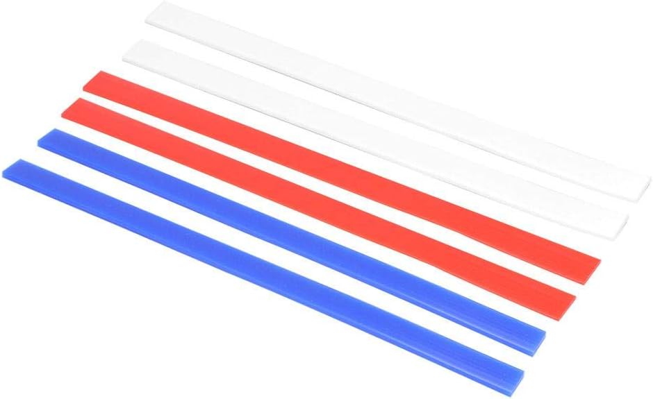 Fdit Durable Professional Silicone Measuring Dough Strips, Rolling Pin Guides