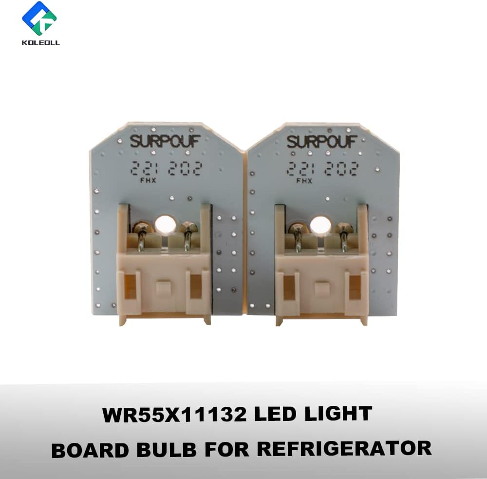WR55X11132 WR55X25754 WR55X26486 Refrigerator LED Light Compatible with GE Refrigerator (2-Pack)