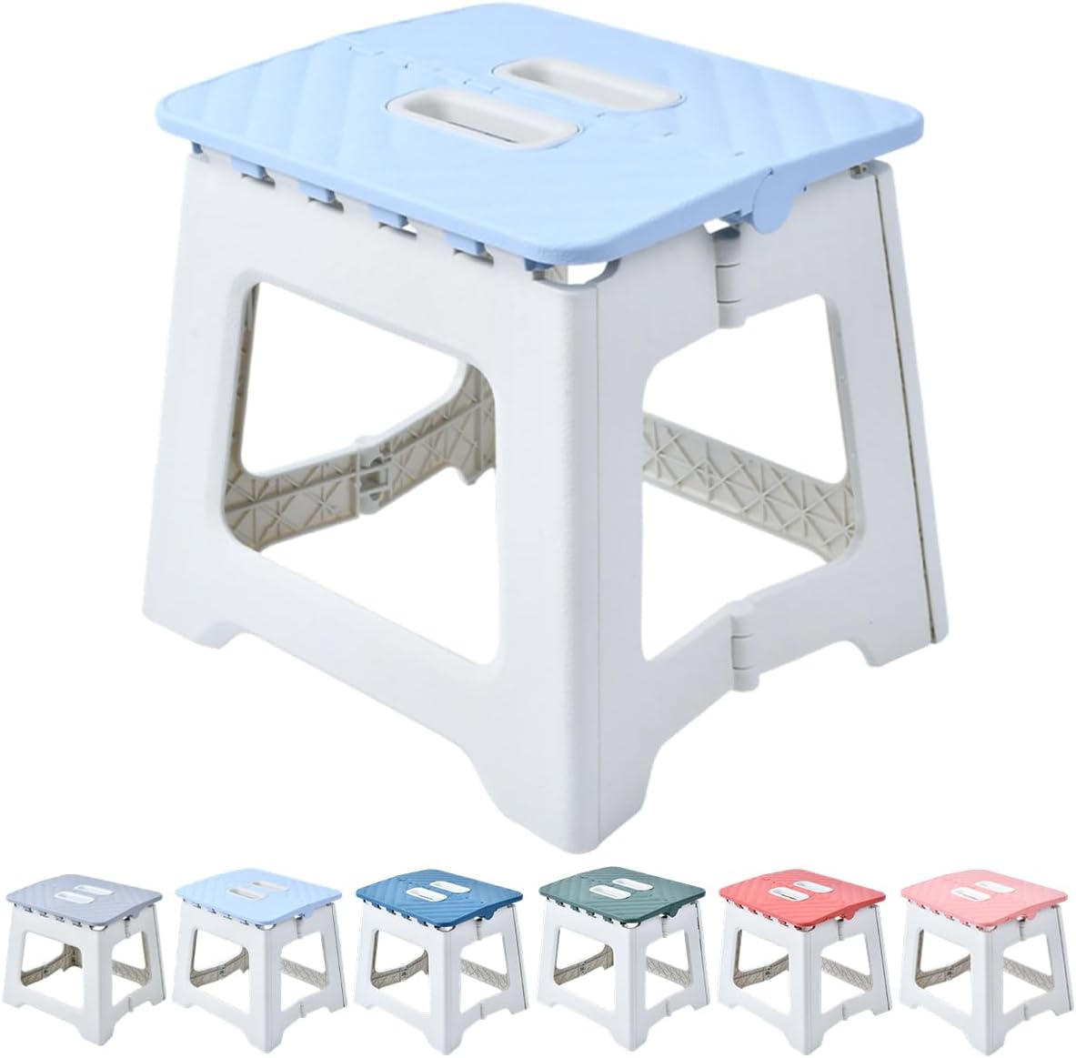 Todetana 9 Inches) Folding Step Stool for Kids, Collapsible Step Stool for Family Use, Non Slipping Portable Travel