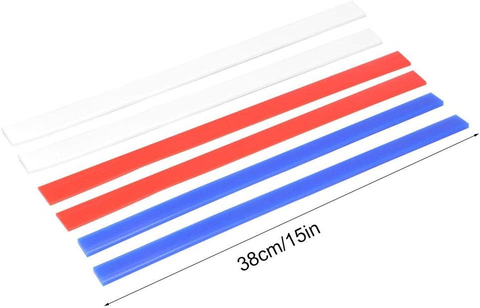 Fdit Durable Professional Silicone Measuring Dough Strips, Rolling Pin Guides