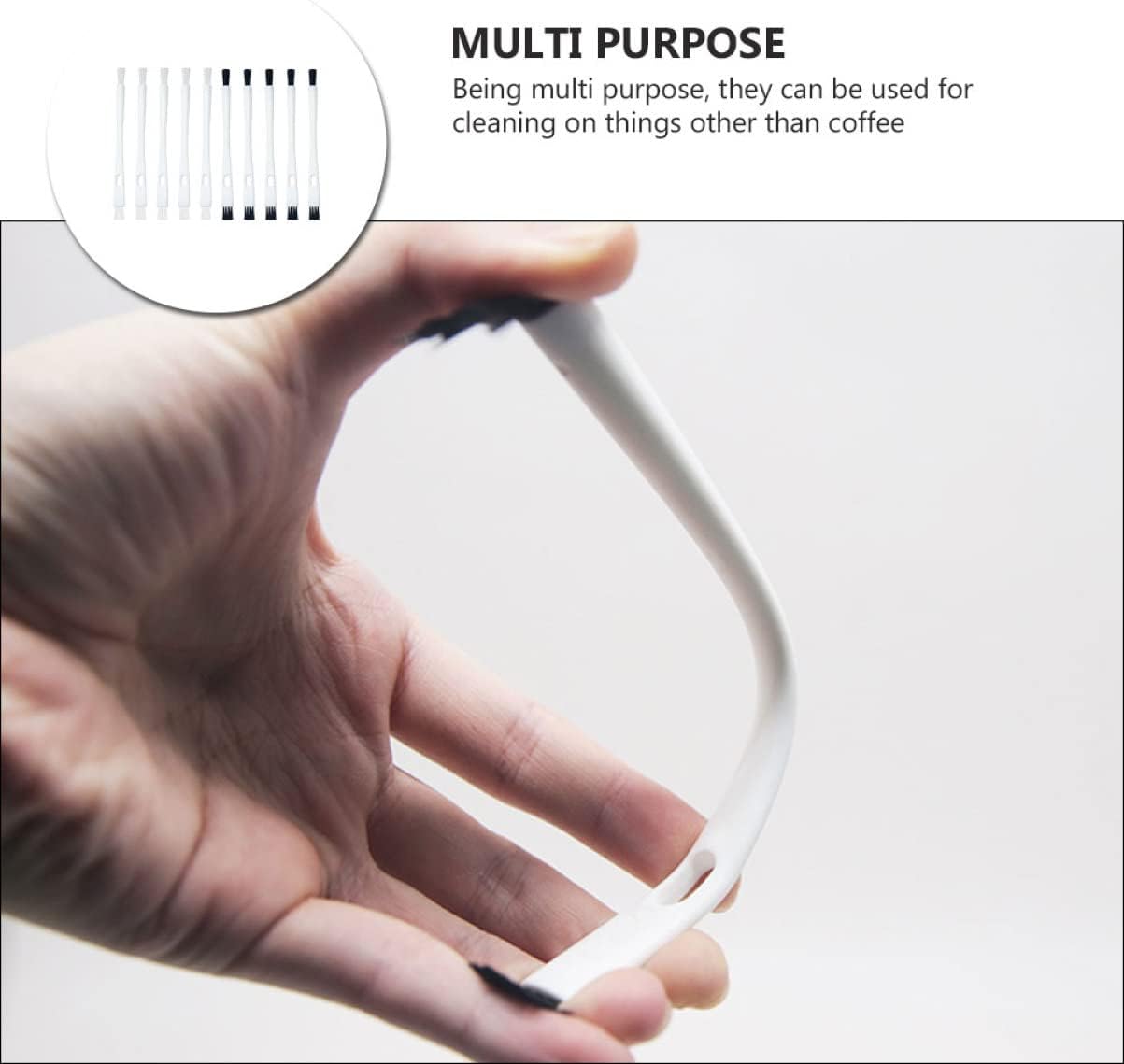 10pcs Razor Brush Cleaning Tool, Electric Shaver Brush, Coffee Grinder Brush, Small Cleaner Brush