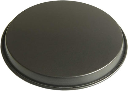 Carbon Steel Non-stick Round Deep Dish Pizza Pan, 10 inch Oven Tray for Homemade Pizza Baking