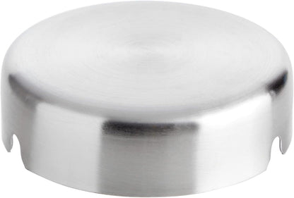 Juvale 5 Pack Stainless Steel Ashtrays - Round Patio Ashtray for Cigarettes, Indoor & Outdoor Use
