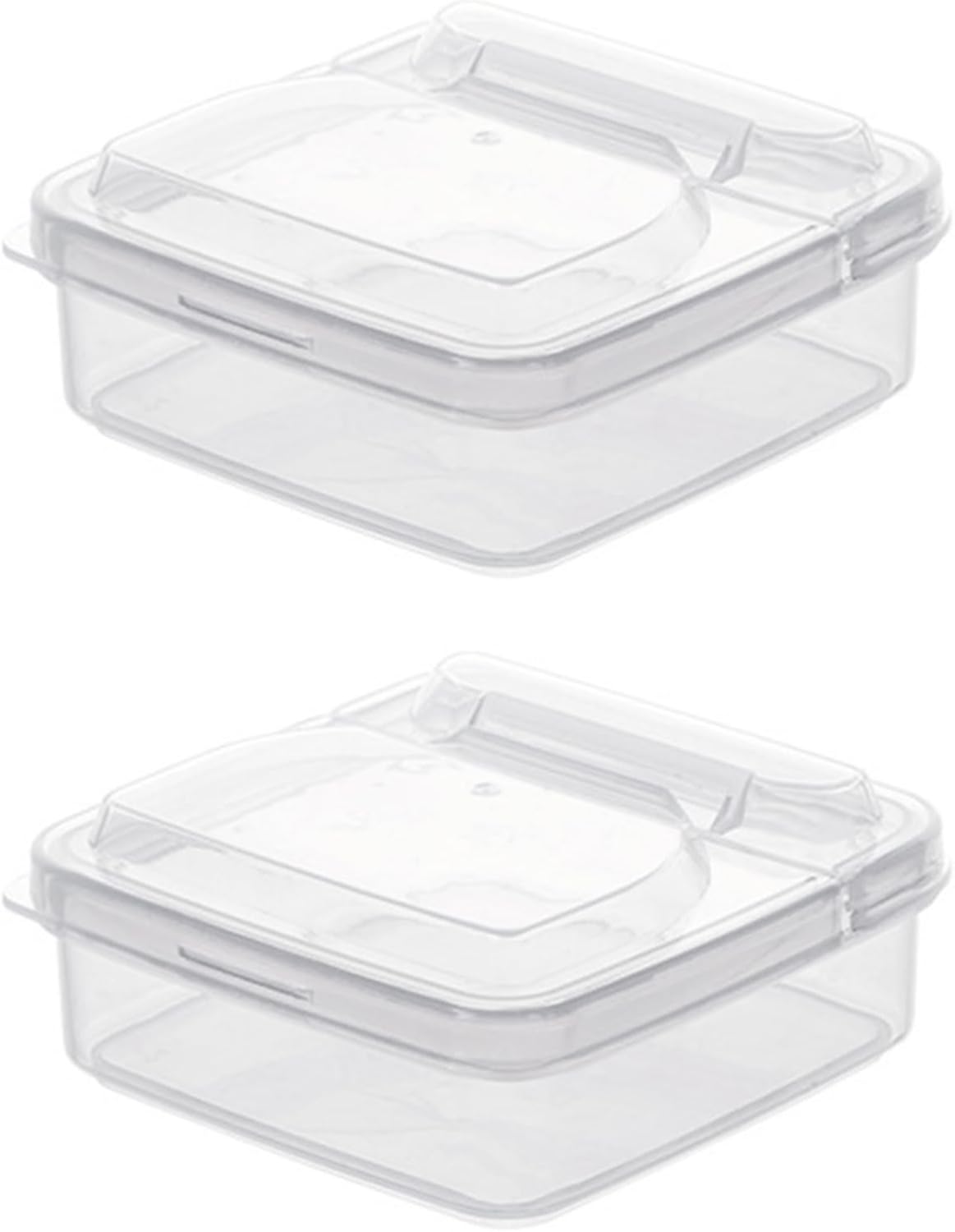 Cheese Storage for Fridge, 2 Pcs Airtight Utensil Holder, Deli Meat Saver Butter Boxes, Meal Prep Container for Kitchen