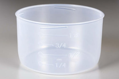 JapanBargain 3193 Clear Plastic Rice Container, 4.4 lb - Great for Pet Food Storage, Made in Japan