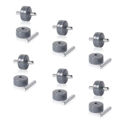 Vacuum Cleaner Replacement Wheels for Shark Navigator Rotator, Compatible with Models NV341, NV350, NV351, NV352, NV355, NV356e, NV500, NV501, NV502 More (6 Pairs)