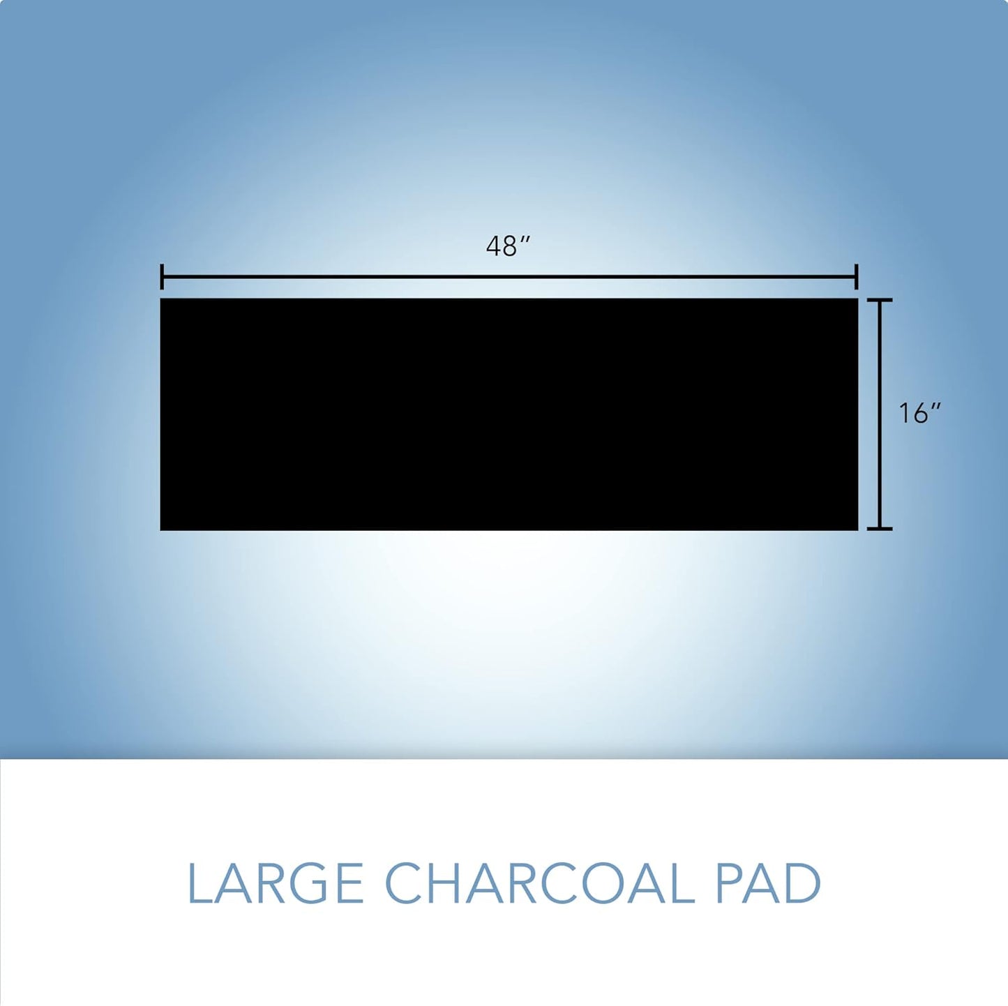 CFS Pack of 2, Premium Cut-to-Fit Activated Carbon Pre-Filter Pad for 38002 Models