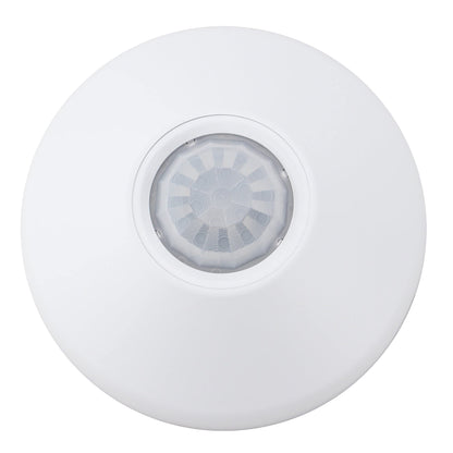 Acuity Controls NCM PDT 9 RJB nLight Low Voltage Ceiling Mount Sensor, Passive Dual Technology, Small Motion/Standard Range 360° Lens, Rear RJ-45 Ports, White