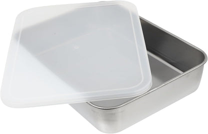 Stainless Steel Bakeware Kitchen Pan Set, Cake Pan Serving Plate, Food Container Bake Pan for Kitchen Supplies