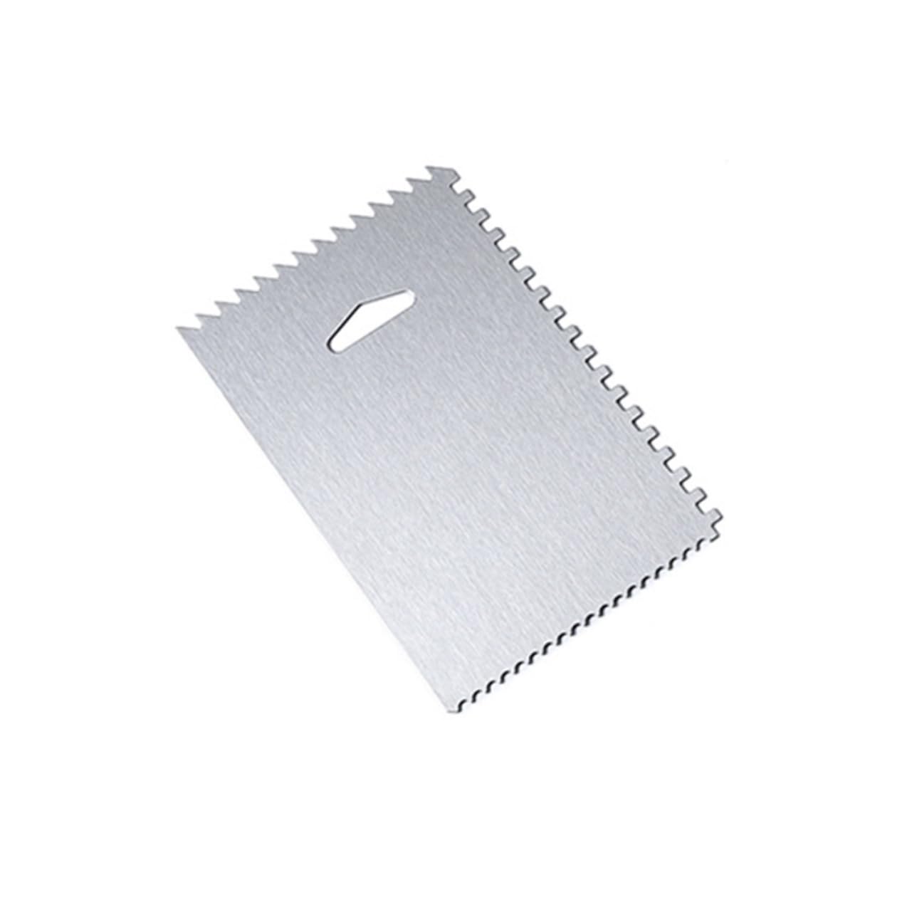 KICHOUSE 4-Piece Cake Scraper Set Stainless Steel and Aluminum Baking Supplies Kitchen Gadget for Smooth Cake Decorating and Frosting