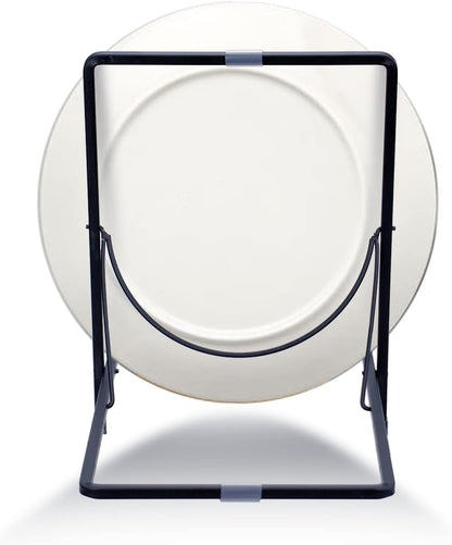 9 Inch Heavy Duty Iron Display Stand for Plate Holder, Picture Frame Stand for Decorative Plate, Photo Easel